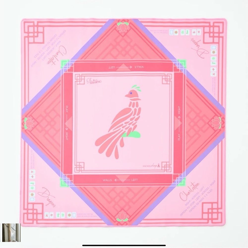 Oh My Mahjong- Bird Bam Mat - NWT